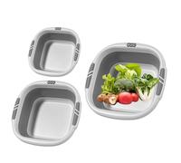 Lavabo pliable pour la chasse d'eau | Panier à linge portable pour laver les vêtements, fruits, bac à pied peu encombrant