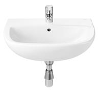 Lavabo POLO PLUS percé 1 trou pour robinetterie blanc ROCA A32519K000