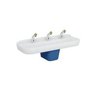 Lavabo pour enfant Sento Kids 125 cm 1 hauteur avec trop-plein + cache-siphon Sento kids