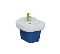 Lavabo pour enfant Sento Kids 45 cm + Mitigeur lavabo jaune et vert
