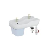 Lavabo pour enfant Sento Kids 85 cm + siphon et bonde Wirquin