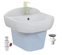 Lavabo pour enfant VITRA Sento Kids 45 cm + siphon et bonde Wirquin