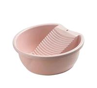 Lavabo pour lavage à la main des vêtements et des petits articles délicats - En antidérapant - Pratique Bassin de lavage des, à léger et pratique, planche à laver les vêtements à la (33.5x37x14.5cm)