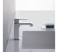 Lavabo Quadri S Regular Mitigeur Chrome Avec Vidage Up&Down - CRISTINA ONDYNA QS22051