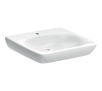 Lavabo Renova Comfort 60x55cm trou de robinetterie sans trop plein Blanc - GEBERIT 501.989.00.1