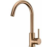 Lavabo sanitaire Rousseau, acier inoxydable, taille 8, couleur or