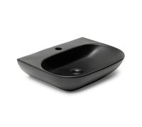 Lavabo SAT Brevis 50x38,5 cm sans trop-plein, noir mat (SATBRE5038RBKM)