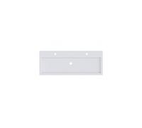 Lavabo SPRING VOW RIHO 100x40x8 cm 2 trous en composite de marbre