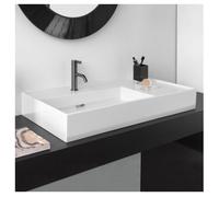 Lavabo Sur Meuble Laufen Kartell by Laufen sans trou de robinetterie 90x46x120cm Blanc