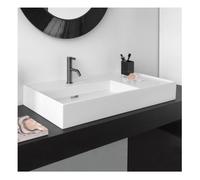 Lavabo Sur Meuble Laufen Kartell by Laufen sans trou de robinetterie 90x46x120cm Blanc mat