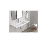 Lavabo suspendu ETNA rectangulaire 100x45x16,5 cm en porcelaine