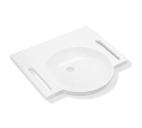 Lavabo Suspendu Hewi 600 mm Blanc Alpin 950.11.100