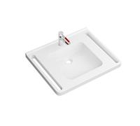 Lavabo Suspendu Hewi avec robinet 650 mm Aquamarine Bleu 950.19.068 55
