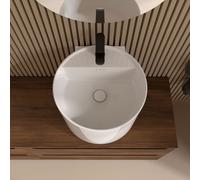 Lavabo Suspendu Monolith Round Blanc Brillant Diam. 450 X 380 Mm - SALGAR 114525