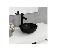 Lavabo Vasque à Poser de Toilette Lave-mains de Salle de Bain Lavabo de Salle d'Eau Maison Intérieur Verre Trempé 345247
