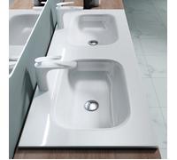 Lavabo vasque blanc 144cm à encastrer lave main doporro Colossum04 144x48x14cm