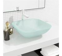 vidaXL Lavabo Verre 42x42x14 cm Dépoli