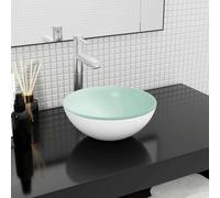 Lavabo Verre Trempé 30x12 cm Transparent Vasque à Poser Lave-mains vidaXL