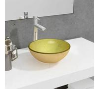 Lavabo Verre Trempé 30x12 cm Transparent Vasque à Poser Lave-mains vidaXL