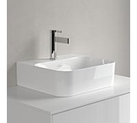 Lavabo Villeroy & Boch Finion 43644LR1 430 x 390 x 140 mm, sans trop-plein, dessous meulé, céramique Alpine White CeramicPlus
