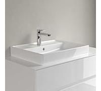 Lavabo Villeroy et Boch Collaro 4A336GR1 avec trop-plein, dessous rectifié, 60 x 47 cm, blanc CeramicPlus