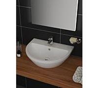 Lavabo VitrA Integra 7065L003-0001 45 x 36 cm, blanc, avec trop-plein et trou de robinetterie au centre