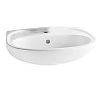 Lavabo VitrA Normus 5087L0031029 55 x 42 cm, blanc, 1 trou de robinetterie