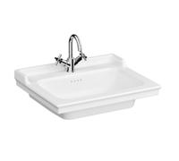 Lavabo VitrA Ricordi 65x53 cm trou pour mélangeur au milieu 7801-003-0001