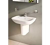 Lavabo VitrA S20 5503L003-0001 60 x 46 cm, blanc, trou de trop-plein/robinetterie au centre