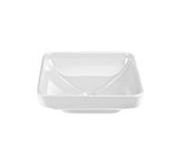 Lavabo VitrA Water Jewels 4441B403-1361 36x36/38,5x38,5 cm, sans trop-plein ni trou de robinetterie, en vinyle blanc.