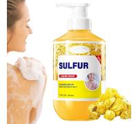 Lavage corporel au soufre de 500 ml, gel douche hydratant, lavage corporel hydratant, formule d'hydratation en profondeur, utilisation polyvalente, nettoyage quotidien en douceur du corps