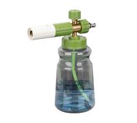 Lavage de voiture avec pulvérisateur de mousse | accessoire réglable pour nettoyage de voiture avec, accessoire de tuyau avec buse réglable, poignée ergonomique pour jardin et porte verre