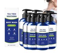 Lavage du corps de la menthe de l'arbre à thé pour les hommes et les femmes, gel de douche hydratant aide à apaiser la peau, nettoyant rafraîchissant et hydratant pour le corps et les pieds (8)