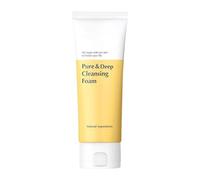 Lavage du visage, formule hydratante, 200 ml, nettoyant moussant, lavage de visage de contrôle de l'huile, formule moussante douce, pour la peau sensible aux pores rouge