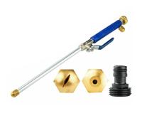 Lavage Pulvérisateur d'eau Haute Pression Laveuse Jet d'eau Laveuse de Jardin Tuyau Baguette Buse Pulvérisateur Outils de Nettoyage de Voiture(Blue 1PC)