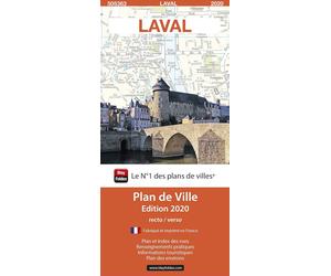 Laval, Mayenne - Plan de ville | Blay Foldex