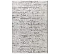 Laval Tapis d'intérieur et d'extérieur à poils courts - Design moderne Allover - Résistant aux intempéries pour terrasse, balcon, salon, cuisine, bureau et chambre à coucher - Crème - 115 x 170 cm