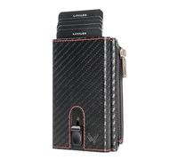 Lavalen Porte Carte Homme PopUp - Petit Portefeuille Homme Cuir Veritable Style Moderne - Porte Carte Bancaire RFID - Portefeuilles et Porte-Cartes - Wallet for Men - Idee Cadeau Original.