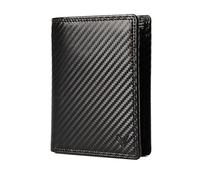 Lavalen Portefeuille Homme Cuir Veritable - Portefeuilles et Porte-Cartes - Porte Carte avec RFID - Monnaie Homme Cuir Grande Capacite - Portecarte Bancaire Verticale - Idee Cadeau Original, Noir C