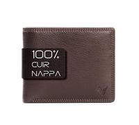Lavalen Portefeuille Homme Cuir Veritable - Portefeuilles et Porte-Cartes - Porte Carte avec RFID - Porte Monnaie Homme Cuir Grande Capacite - Portecarte Bancaire - Idee Cadeau Original- Marron
