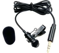 Lavalier Lapel Microphone de Remplacement 3,5 mm pour Rode Wireless GO 2 / II & DJI Microphone émetteur Condensateur Mic de Lapel idéal pour Youtube, interviews, Podcasts, Vlogs,1,5M