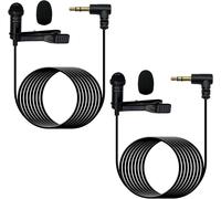 Lavalier Lapel Microphone for DJI Mic 2,Compatible with Rode Wireless GO II 2 Pro,Omnidirectional Capacitor 3.5mm TRS Lapel Mic for Youtube Live Stream Interviews Vlogs (2)