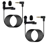 Lavalier Lapel Microphone pour DJI Mic 2 compatibles avec Rode Wireless GO II 2 Pro Condensateur Omnidirectionnel TRS de 3 5 mm