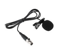 Lavalier Micro-cravate à clip pour tube sous vide Mini XLR 4 broches, noir, mini XLR 4 broches