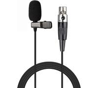 Lavalier Microphone Lapel Microphone Compatible with AKG Samson Wireless Transmitter-Unidirectional Condenser Microphone-Mini XLR TA3F Plug