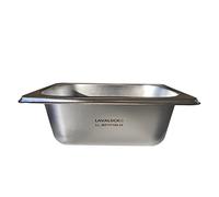 LavaLock 19,5 x 11,4 x 6,3 cm en acier inoxydable, casserole à graisse, bac à égoutter, plateau de service alimentaire