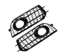 LAVAMI Compatible avec A1 8X 2010-2014 8X0807681A Couvercle Phare Antibrouillard en Maille Nid d'abeille Grille De Phare Antibrouillard Grille Pare-Chocs Avant 8X0807682A(2)