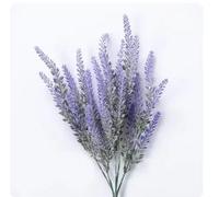 Lavande artficielle Valensole anti-UV, bouquet de 5 fleurs de lavandes violette, lavandes en plastique PVC très réaliste et résistante - plante de provence solide pour la décoration exterieur (4)