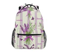 Lavande Française De Paris Sac À Dos Antivol Sacs A Dos Léger Sacs D'École Pour Pc Voyage Plein Air 29X40Cm