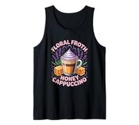 Lavande Miel Cappuccino Femme Baristas Sweet Floral Sip Débardeur